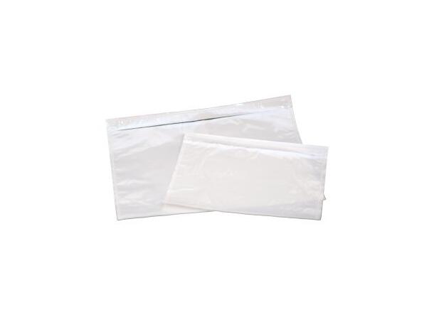 Pakkseddelkonvolutt 6N klar forside 160 x 122 mm (esker á 1000 stk) 